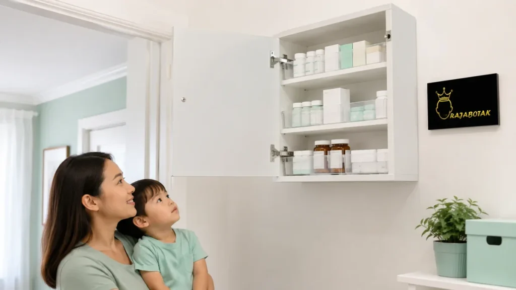 Panduan penyimpanan obat yang aman di rumah dengan kemasan asli dan jauh dari jangkauan anak