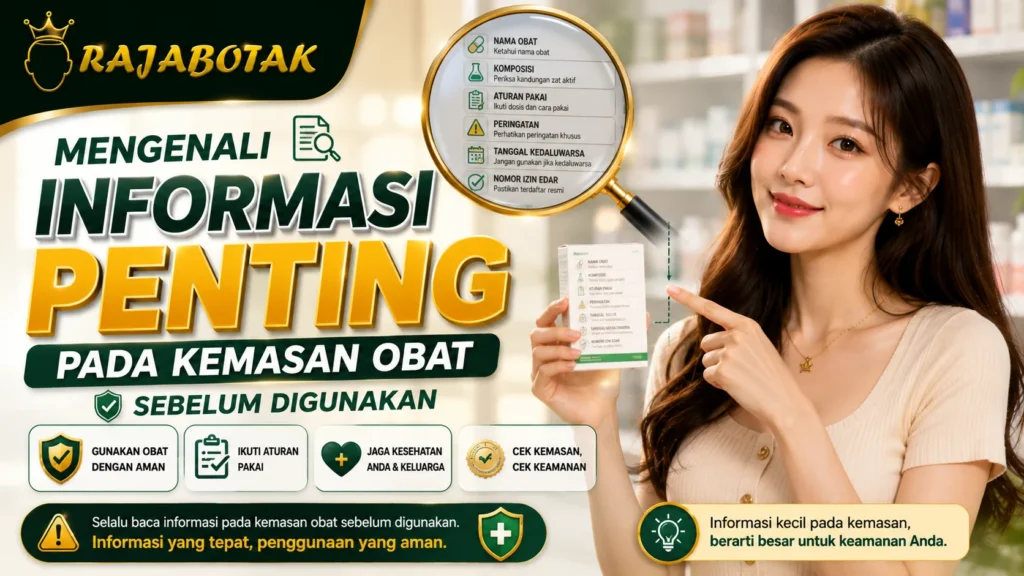 Informasi penting pada kemasan obat sebelum digunakan - RajaBotak Apotek