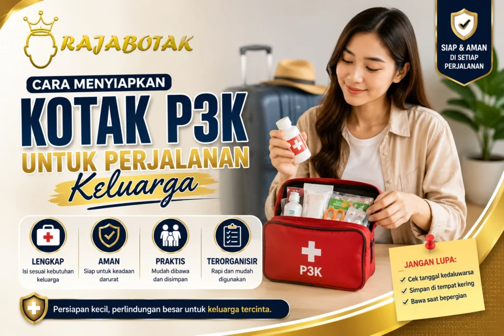 Cara menyiapkan kotak P3K untuk perjalanan keluarga - RajaBotak Apotek