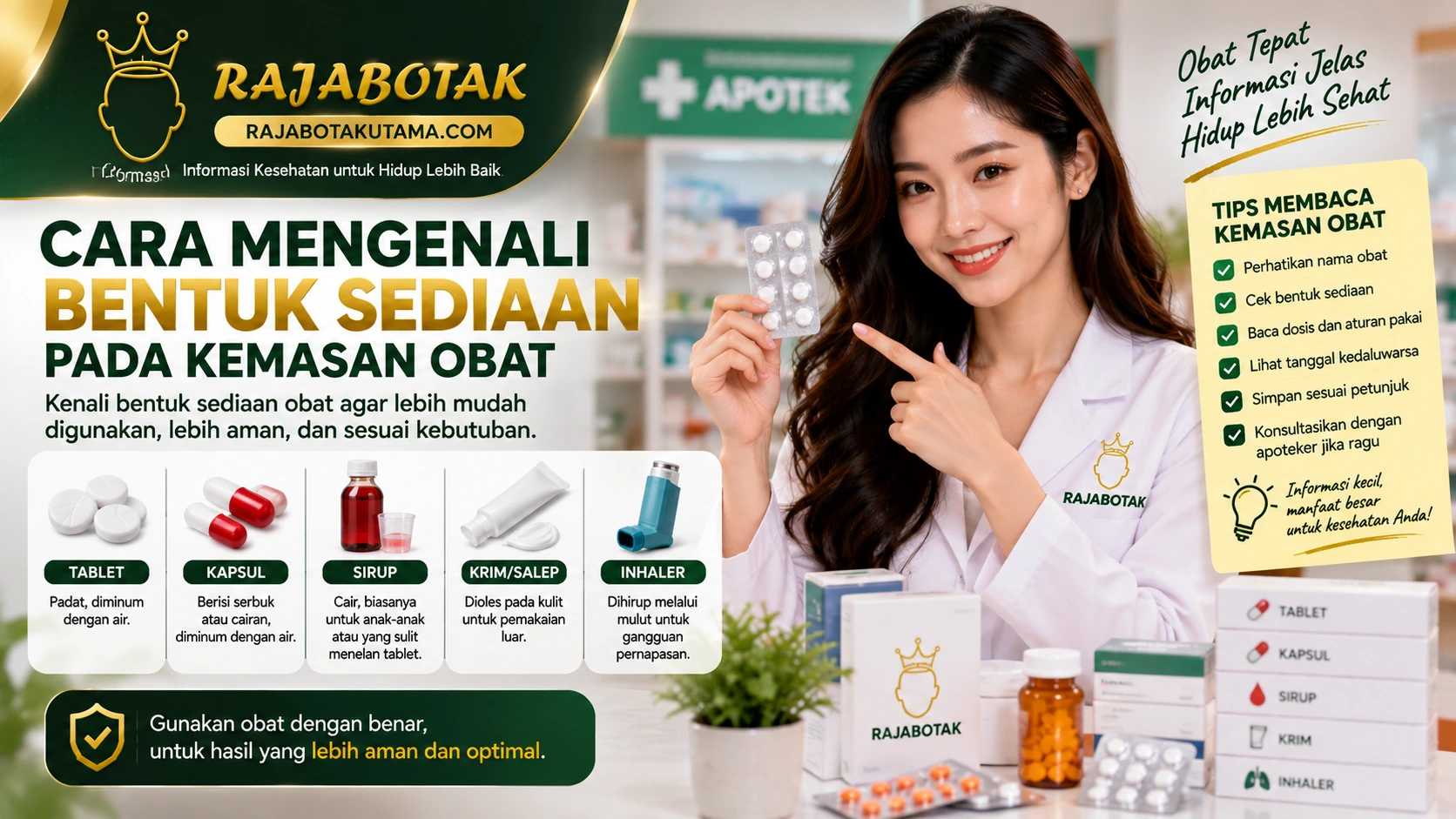 Catatan label produk kesehatan keluarga agar informasi mudah dibandingkan